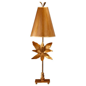 Azalea Table Lamp, Gold