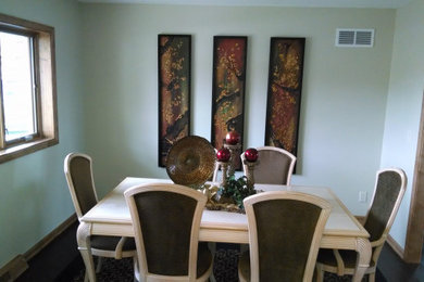 Inspiration for a dining room remodel in Milwaukee