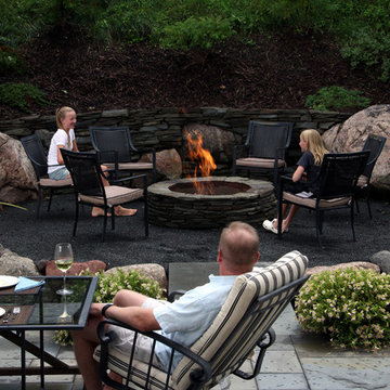 Rustic Terrace & Firepit