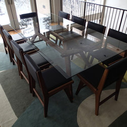 Walnut Dining table and chairs - Products