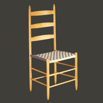 Kitchen Chairs Ladderback Navy Beechwood 42.5" H |