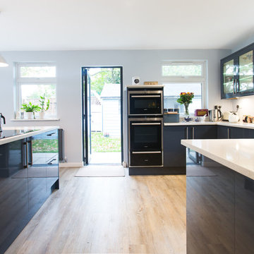 Double storey rear extension in Addlestone