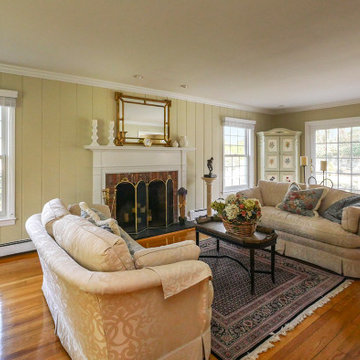 Splendid Living Room with New Windows and Sliding French Door - Renewal by Ander