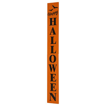 60"H Wooden Happy Halloween Porch Sign