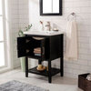 Legion Furniture Colby Single-Sink Vanity, Espresso, 24"