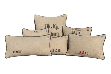 Swiss Linen Pillows - Made from Bakery Division WW III Swiss Army