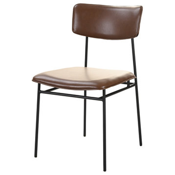 Sailor Dining Chair, Dark Brown-M2