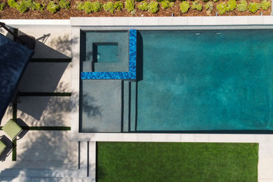 This is an example of a swimming pool in Los Angeles.