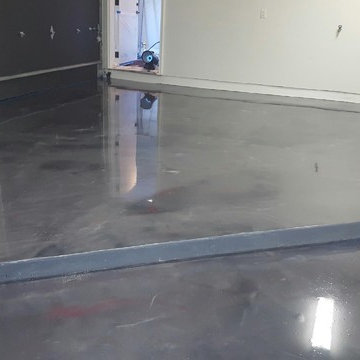 Oil, Cracks, Uneven Floor, Cold Weather, Unhappy Client