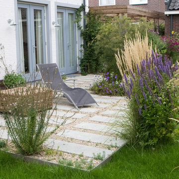 Beach garden in the middle of a new development