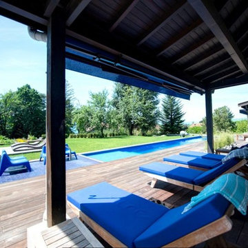 Aménagement terrasse en bois extérieur