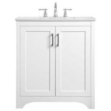 Maisie 30" Single Bathroom Vanity, White