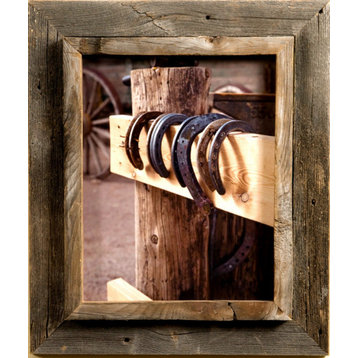 Cowboy Picture Frames, 2.25" Wide, Western Rustic Series, 5"x7"