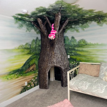 Alice in Wonderland Themed Room