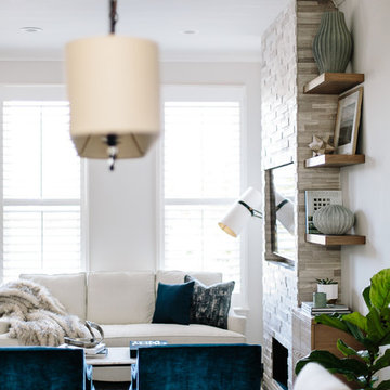 Custom Fireplace Wall and Built-ins
