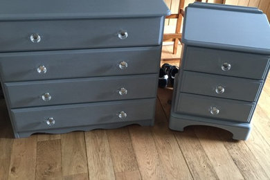 Kitchen Table, Bedside Tables and Chest of Drawers