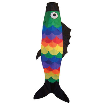 Rainbow Scales Fish Windsock, 60"