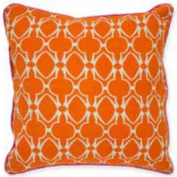 Baja Orange pillow - Decorative Pillows