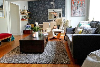 Design ideas for an eclectic home design in Melbourne.