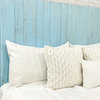 Handcrafted Headboard, Hanger Style, Baby Blue, King