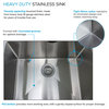 Transolid 29"x25.5" Quartz Laundry Sink and Cabinet with Faucet, Matte White