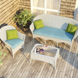 3 Piece Rockport Sofa Set by Forever Patio - Products
