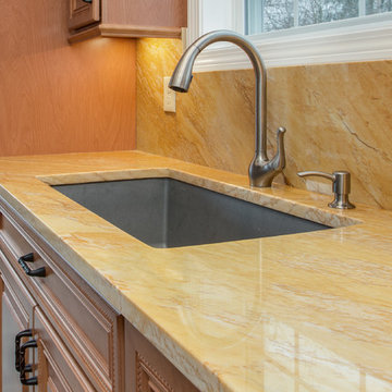 Ornate Maple Toffee Kitchen
