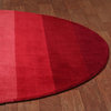 Striped Aspect Area Rug, Red, 8'x10'