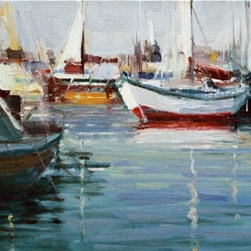 Boats by A. Pell - Artwork