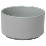 blomus - Pilar Bowl, Set of 4, Gray, Small - Give your dinner the grand entrance it deserves with the PILAR Bowls. Simple yet beautifully designed, these bowls are a stylish way to serve up soups, pastas and more to your hungry guests. When mealtime is over, these bowls stack easily to be stowed in your cabinet or sideboard.