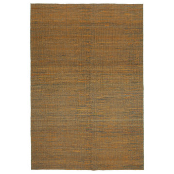 Rug N Carpet - Handmade Oriental 6' 9'' x 9' 11'' Decorative Wool Kilim Rug