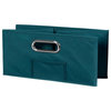 Niche Cubo Set of 12 Half-Size Foldable Fabric Storage Bins- Teal