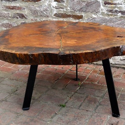 Live Edge Sycamore Coffee Table - Coffee Tables