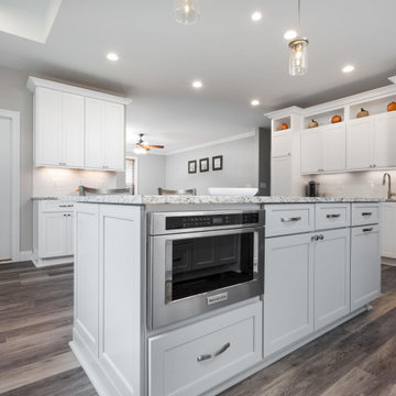 Ashburn Transitional Kitchen and Screen Porch