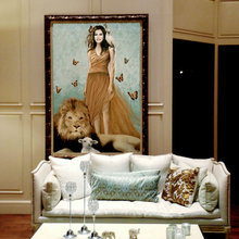 personalize your decorating with a portrait painting.