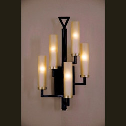 Spiral Tower Contemporary Sconce - Wall Sconces