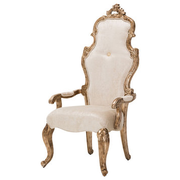 Platine de Royale Velvet Desk Chair, Champagne