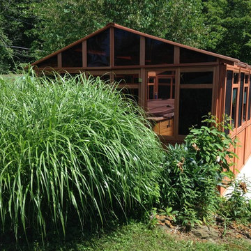 Solchalet 13x21 Cedar Swim Spa House