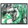 Emerald Triptych: Untitled Modern Abstract Art II