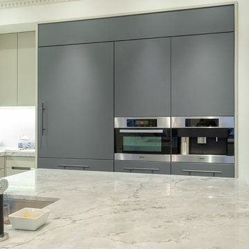 Fenix kitchen cabinets