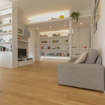 Luce naturale e luce artificiale | 70 mq
