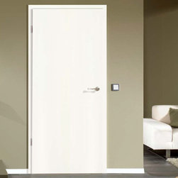 Modern white laminated finishes - Interior Doors