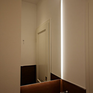 Modernisierung eines Gäste WC's - im Herzen von München - linke Seite