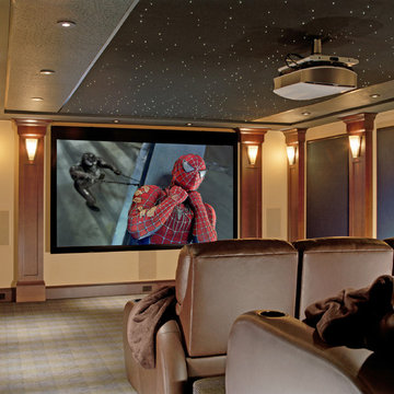Home Theater - Weston Custom Home - 01