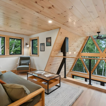 Embracing Inspiration: The Perfect Pairing of Cable Railings and Wooden Handrail