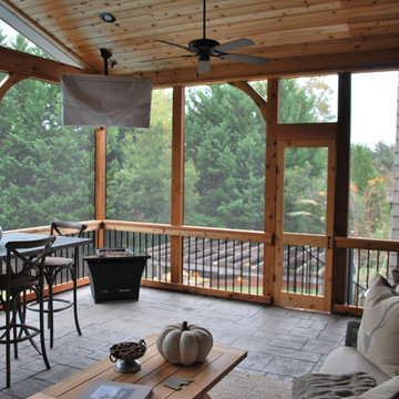 Hoover, AL, Custom Screened Porch in Greystone