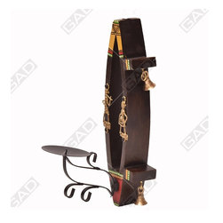 BOAT DHOKRA CANDLE STAND - Candles & Candle Holders