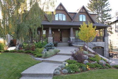 Inspiration for a timeless home design remodel in Calgary