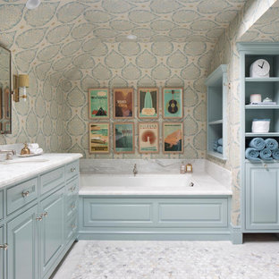 18 Beautiful Wallpaper Ceiling Bathroom Pictures Ideas October 2020 Houzz,Desert Landscaping Backyard Ideas