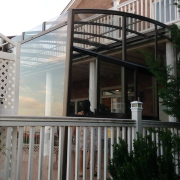 Queens, NY - Retractable Patio Enclosure - Corso Premium Design